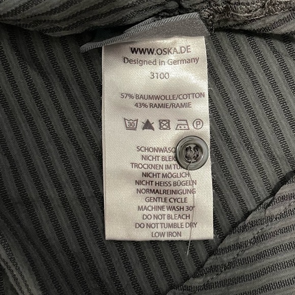 OSKA | Grey Oversized Long Sleeve Button Down Tunic Top - Picture 7 of 13